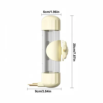 Zoomtopia Fontaine à eau pour oiseaux 200 ml