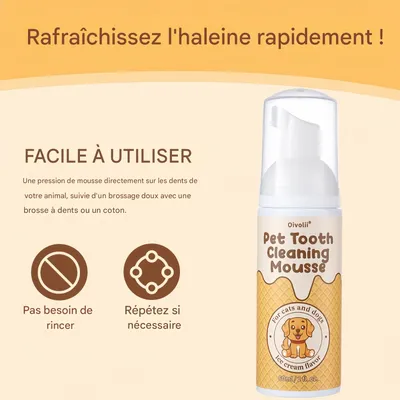 Zoomtopia Nettoyage des dents pour chats et chiens 60ml