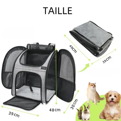 Zoomtopia Sac à dos pour transport d'animaux