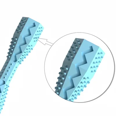 Zoomtopia - 3 PCS Bâton à Mâcher Dentaire pour Chien,Dents propres