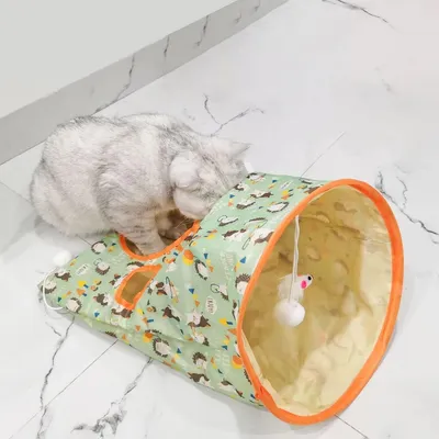 Zoomtopia Jouet tubulaire pour chat 35 x 45 x 30 cm