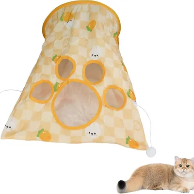 Zoomtopia Jouet tubulaire pour chat 35 x 45 x 30 cm