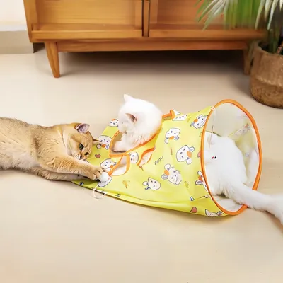 Zoomtopia Jouet tubulaire pour chat 35 x 45 x 30 cm