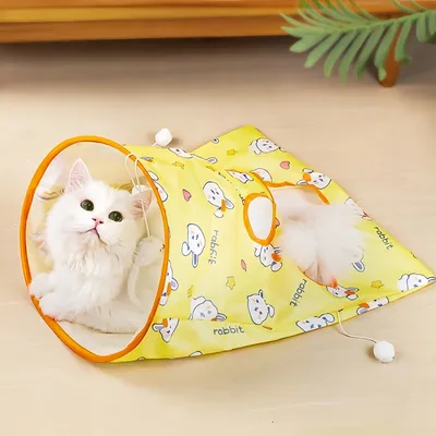 Zoomtopia Jouet tubulaire pour chat 35 x 45 x 30 cm