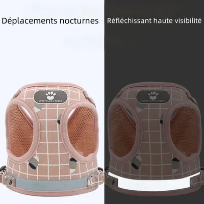 Zoomtopia Harnais pour chat en maille souple