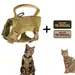 Zoomtopia Harnais réglable pour chat et chien