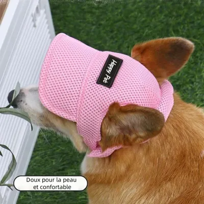 Zoomtopia Chapeau de soleil rose pour chien