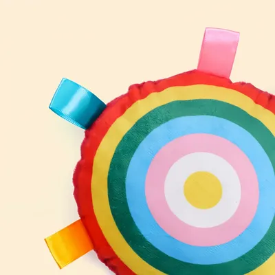 Zoomtopia Frisbee sonore en peluche pour chien et chat