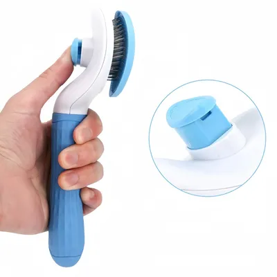 Zoomtopia Brosse de toilettage pour chiens et chats bleu