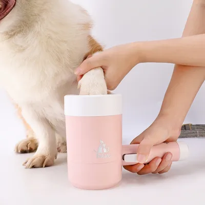 Zoomtopia Tasse de laveuse de patte de chien et chat
