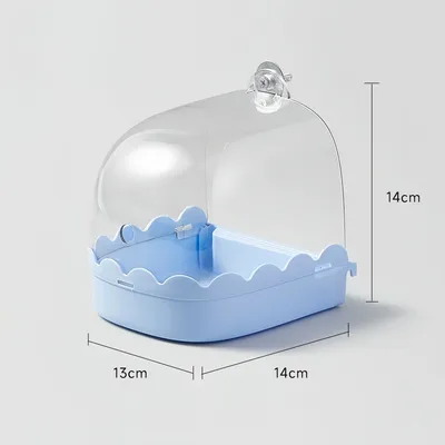 Zoomtopia Bain d'oiseaux transparent pour oiseaux
