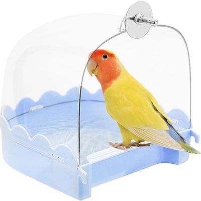 Zoomtopia Bain d'oiseaux transparent pour oiseaux