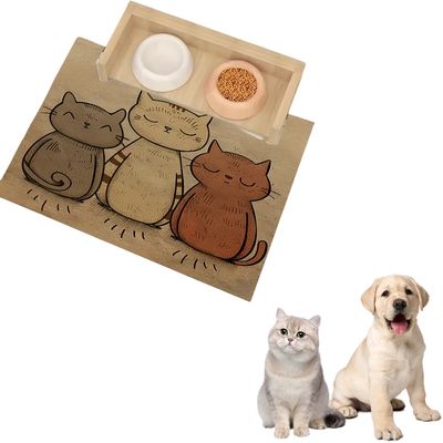 Zoomtopia Tapis pour gamelles en boue de diatomée