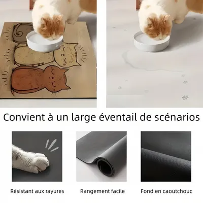 Zoomtopia Tapis pour gamelles en boue de diatomée