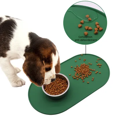 Zoomtopia Tapis d'alimentation pour chien
