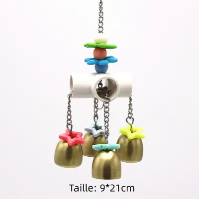 Zoomtopia Jouet pour perroquet en perles colorées