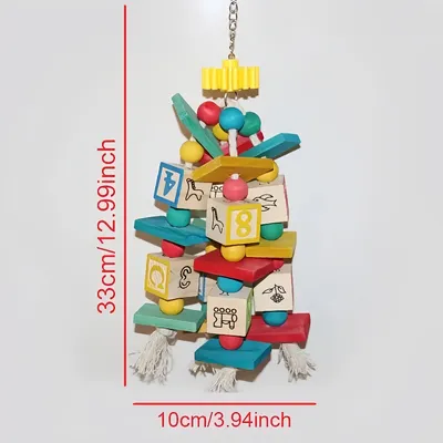 Zoomtopia Jouet de mâchouillage pour perroquet