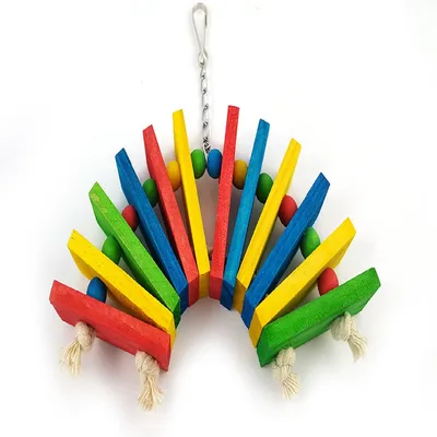 Zoomtopia Jouet en Bois coloré pour Oiseaux