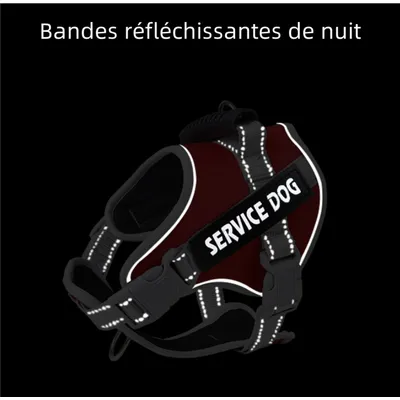 Zoomtopia Harnais réfléchissant pour grands chiens
