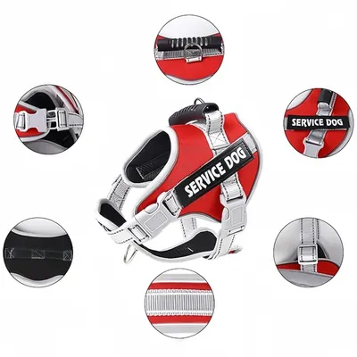 Zoomtopia Harnais réfléchissant pour grands chiens