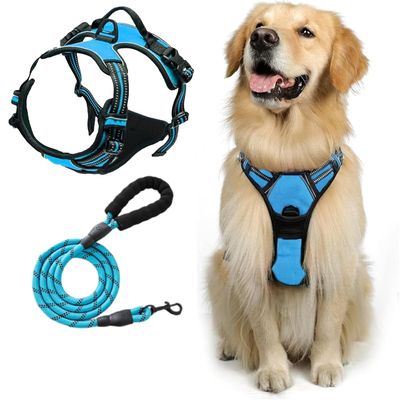 Zoomtopia Harnais Anti Traction pour pour Moyen Chien