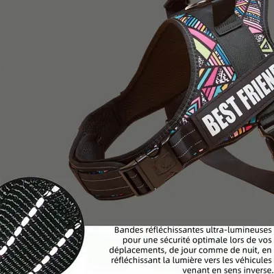 Zoomtopia Harnais réglable en nylon pour chien
