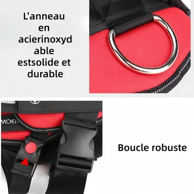 Zoomtopia Harnais antidéflagrante pour chien