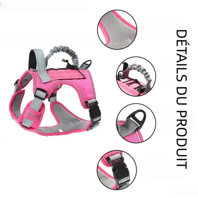 Zoomtopia Harnais de gilet tactique pour chien