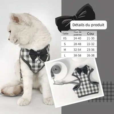 Zoomtopia Ensemble de laisse pour chat