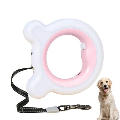 Zoomtopia Laisse Rétractable pour Chien et Chat - Anneau Gris