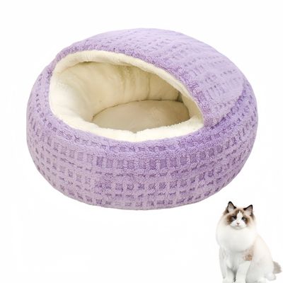 Zoomtopia Panier rond pour chat Violet, 50 cm