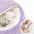 Zoomtopia Panier rond pour chat Violet, 50 cm