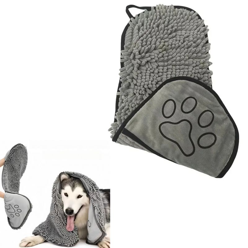 Zoomtopia Serviette en microfibre pour chien