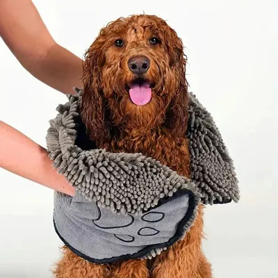Zoomtopia Serviette en microfibre pour chien