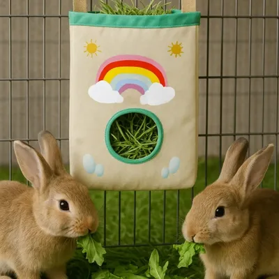 Zoomtopia Sac à foin pour petits animaux