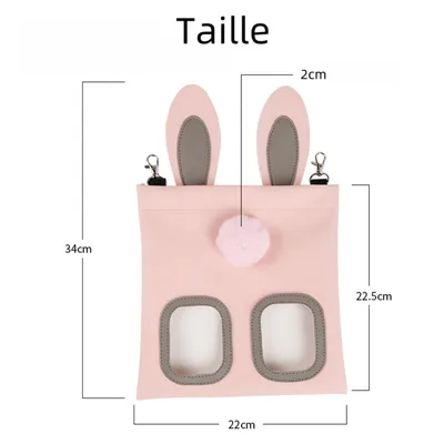 Zoomtopia Sac d'alimentation à foin pour lapin