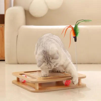 Zoomtopia Jouet interactif pour chat avec griffoir