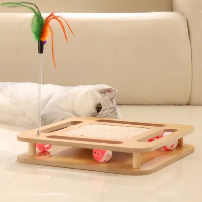 Zoomtopia Jouet interactif pour chat avec griffoir