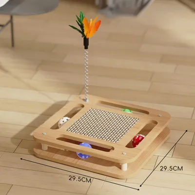 Zoomtopia Jouet interactif pour chat avec griffoir