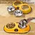 Zoomtopia Gamelle pour chien en acier inoxydable Yellow Bear