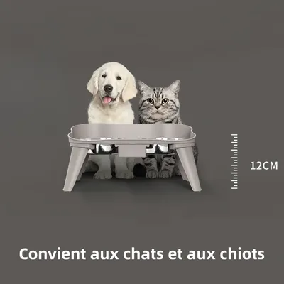 Zoomtopia Bol en acier inoxydable pour chat et chien