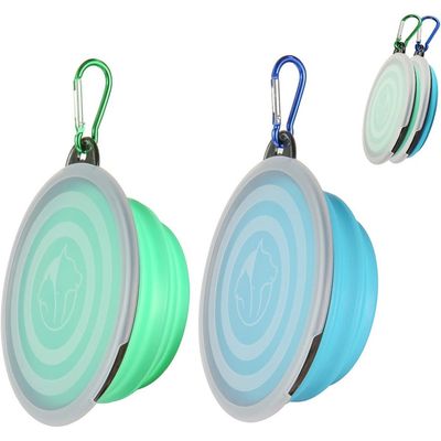 Zoomtopia Gamelle pliable en silicone pour chien et chat 2 Pièces