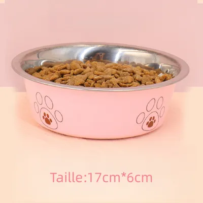 Zoomtopia Gamelle en acier inoxydable pour chien et chat