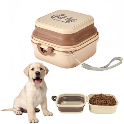 Zoomtopia Gamelle pliable 2 en 1 pour chien