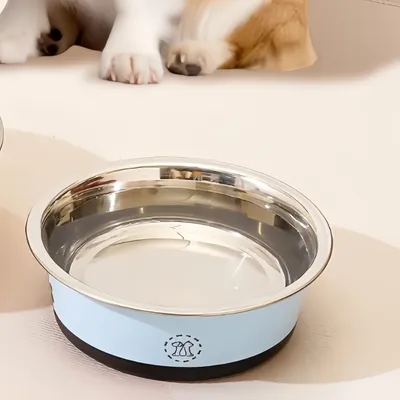 Zoomtopia Gamelle épaisse antidérapante en acier inoxydable pour chien
