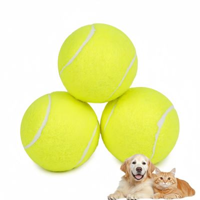 Zoomtopia Balles de tennis pour chien et chat 3 pièces