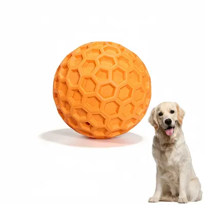 Zoomtopia Balle pour chien en nid d'abeille 8CM