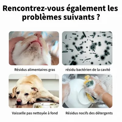 Zoomtopia Mousse Vaisselle pour Animaux Bulles Nettoyantes à la Canneberge