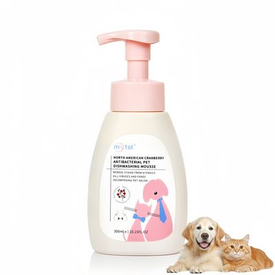 Zoomtopia Mousse Vaisselle pour Animaux Bulles Nettoyantes à la Canneberge