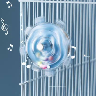 Zoomtopia Jouet à mâcher pour oiseaux en roue rotative